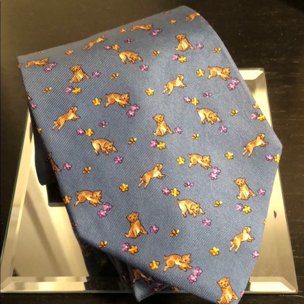 BABY DOG FLOWER TIE